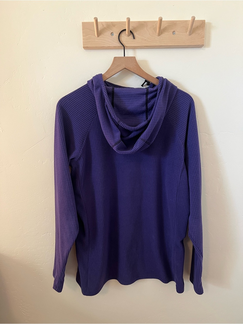 Melanzana Deep Purple V2 Micro Grid Hoodie - Picture 4 of 4